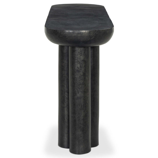 Home Fashion Sante Console Table Raw Black By Four Hands