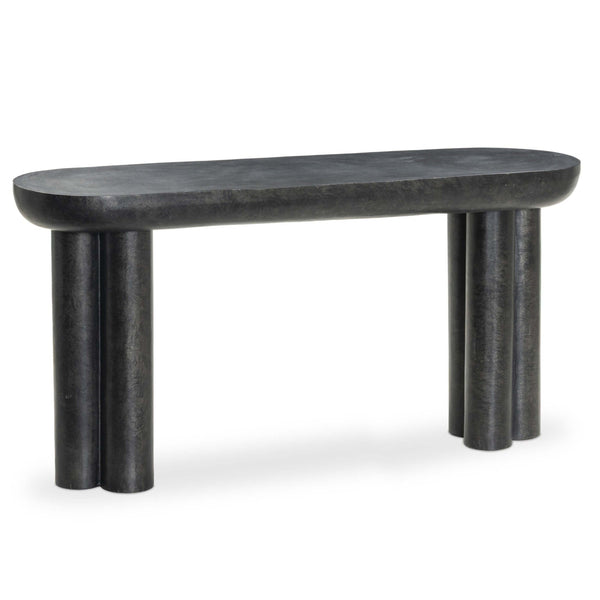 home fashion Sante Console Table Raw Black by Four Hands