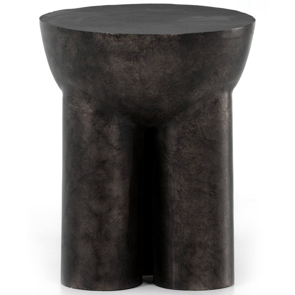 Home Fashion Sante End Table Raw Black By Four Hands