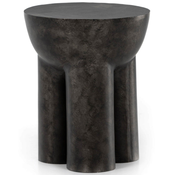 Home Fashion Sante End Table Raw Black By Four Hands