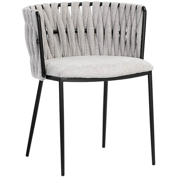 home fashion Sarai Dining Chair Belfast Heather Grey Set of 2