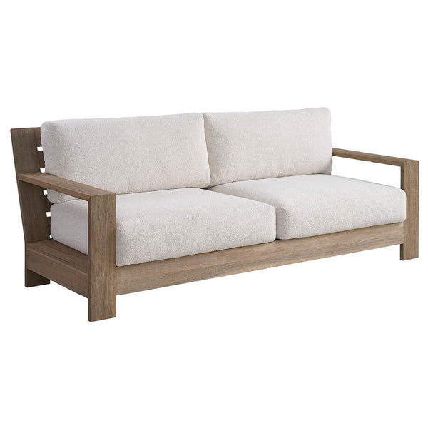 Home Fashion Saratoga Outdoor Sofa Warm Weathered Teak