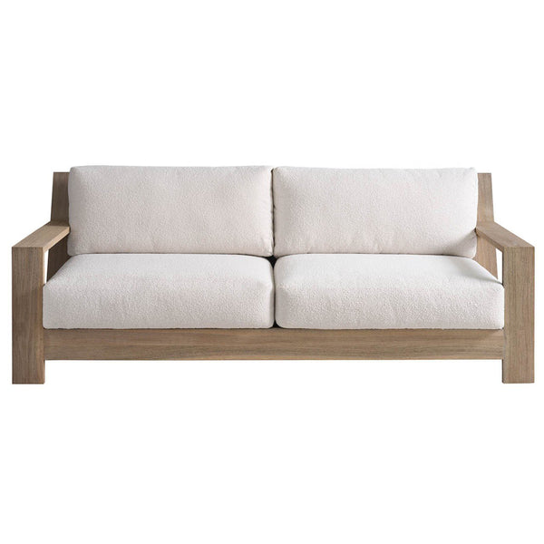 home fashion Saratoga Outdoor Sofa Warm Weathered Teak