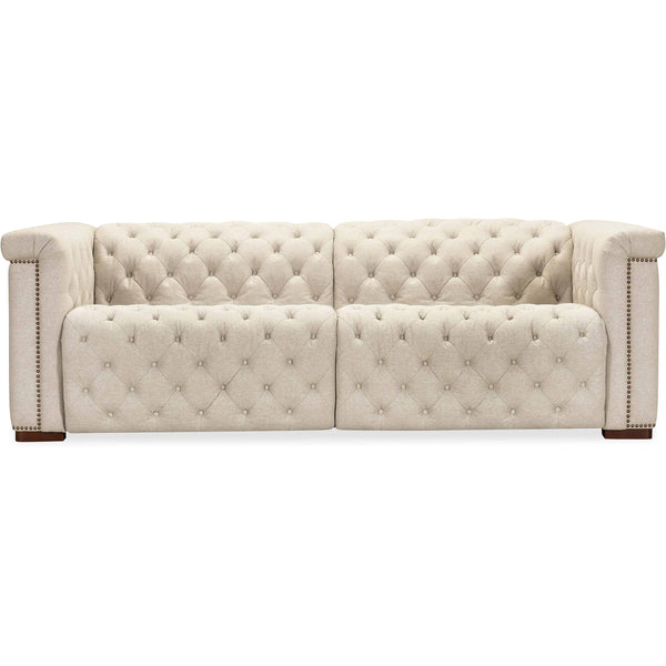 home fashion Savion Power Motion Leather Sofa Aries Beach