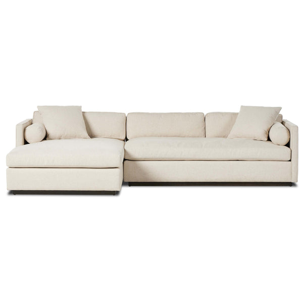 Home Fashion Sawyer 2 Piece Chaise Sectional Antwerp Natural By Four Hands