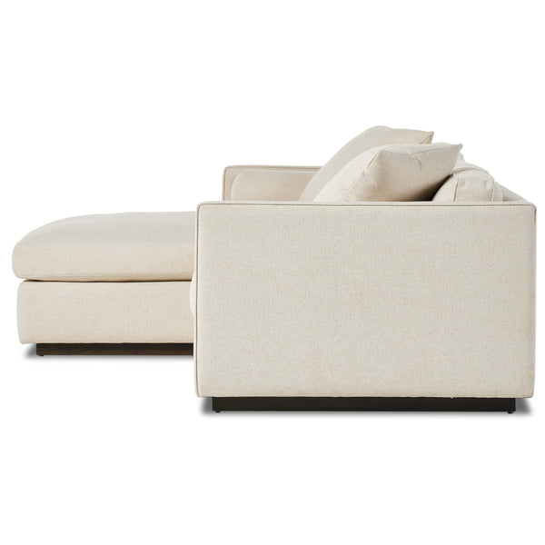 Home Fashion Sawyer 2 Piece Chaise Sectional Antwerp Natural By Four Hands