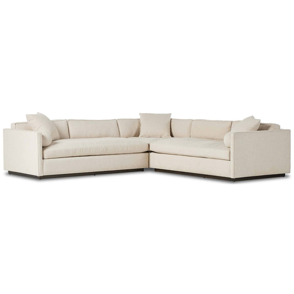 home fashion Sawyer 3 Piece Corner Sectional Antwerp Natural by Four Hands