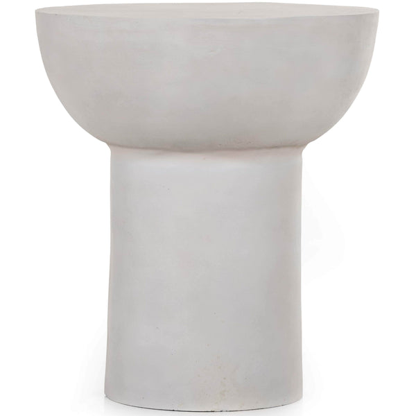 Home Fashion Searcy End Table Matte White By Four Hands