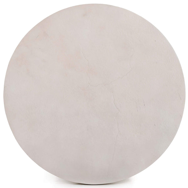 Home Fashion Searcy End Table Matte White By Four Hands