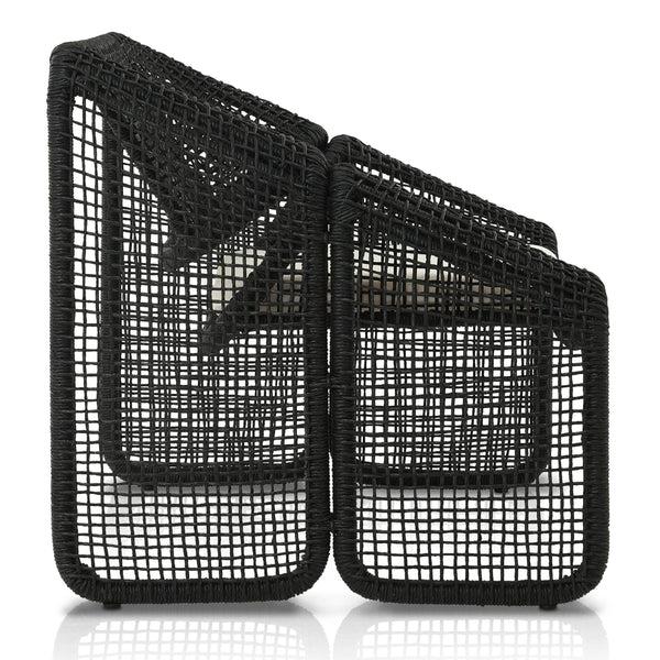 Home Fashion Selma Outdoor Chair Black Hyacinth By Four Hands