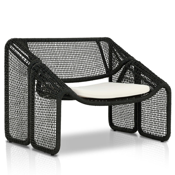 home fashion Selma Outdoor Chair Black Hyacinth by Four Hands