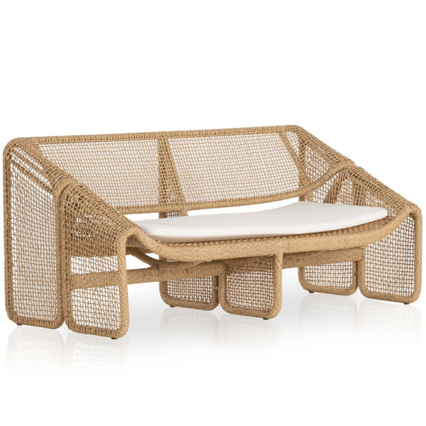 Home Fashion Selma Outdoor Sofa Faux Hyacinth By Four Hands