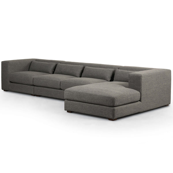 home fashion Sena 3 Piece RAF Sectional Alcala Graphite by Four Hands