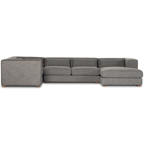 Home Fashion Sena 4 Piece RAF Sectional Alcala Graphite By Four Hands