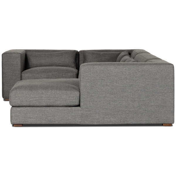 Home Fashion Sena 4 Piece RAF Sectional Alcala Graphite By Four Hands