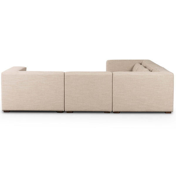 Home Fashion Sena 5 Piece Sectional Alcala Wheat By Four Hands