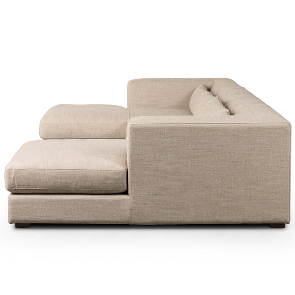Home Fashion Sena Sectional Alcala Wheat By Four Hands