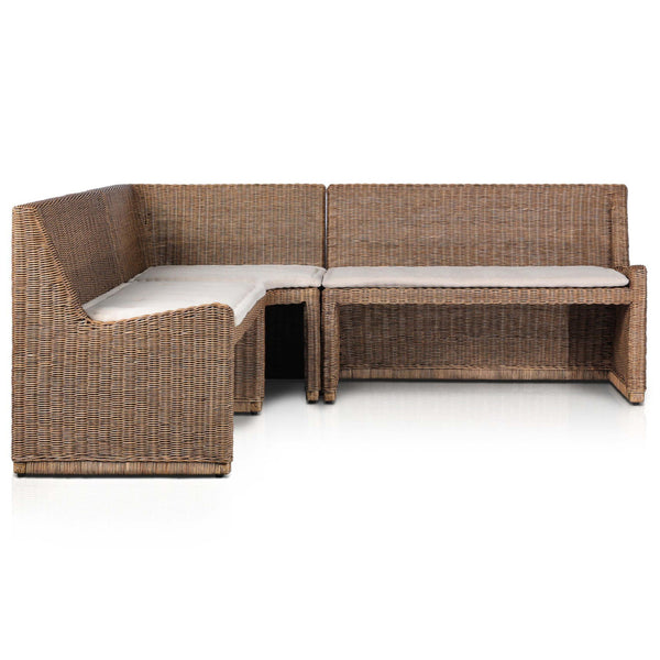 Home Fashion Senna L-Shape Dining Banquette Broadway Dune By Amber Lewis X Four Hands
