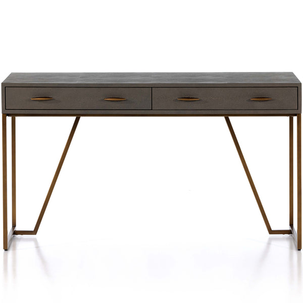 Home Fashion Shagreen Desk Grey Shagreen By Four Hands