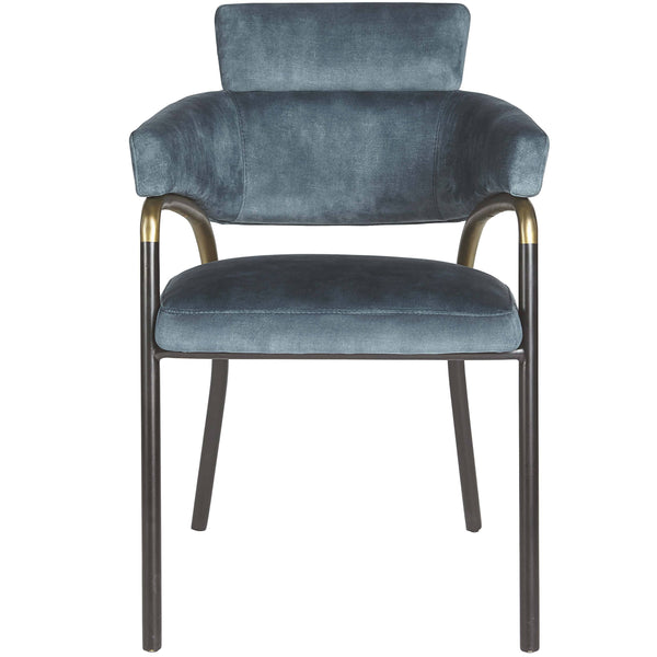 Home Fashion Sharqui Dining Armchair Nono Petrol Set Of 2