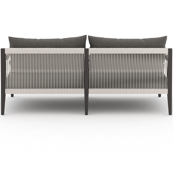 Home Fashion Sherwood 63" Outdoor Sofa Charcoal/Bronze By Four Hands
