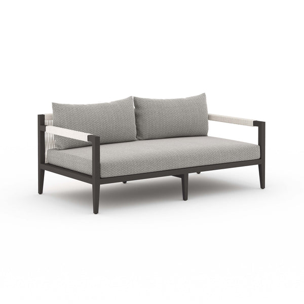 Home Fashion Sherwood 63" Outdoor Sofa Faye Ash/Bronze By Four Hands