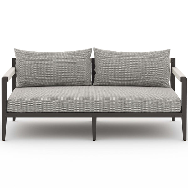 home fashion Sherwood 63" Outdoor Sofa Faye Ash/Bronze by Four Hands