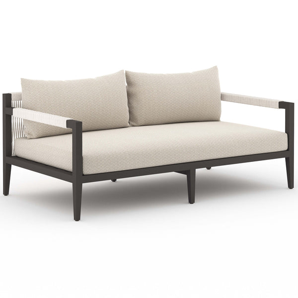 Home Fashion Sherwood 63" Outdoor Sofa Faye Sand/Bronze By Four Hands