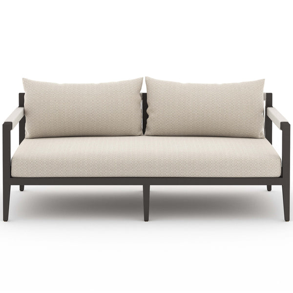 home fashion Sherwood 63" Outdoor Sofa Faye Sand/Bronze by Four Hands