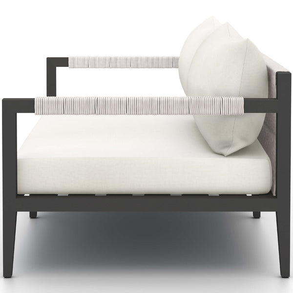 Home Fashion Sherwood 63" Outdoor Sofa Natural Ivory/Bronze By Four Hands