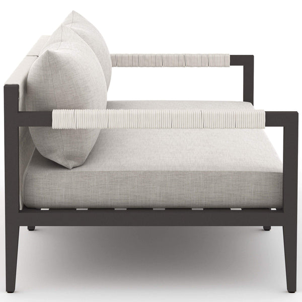 Home Fashion Sherwood 63" Outdoor Sofa Stone Grey/Bronze By Four Hands