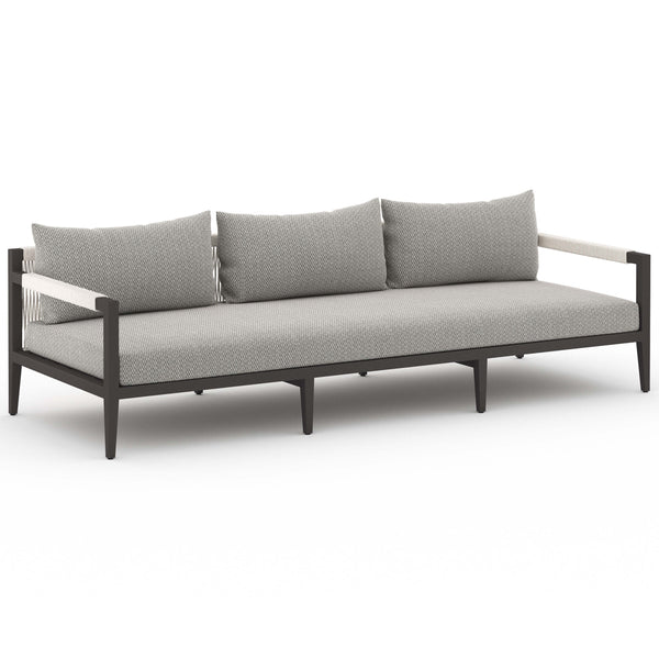 Home Fashion Sherwood 93" Outdoor Sofa Faye Ash/Bronze By Four Hands
