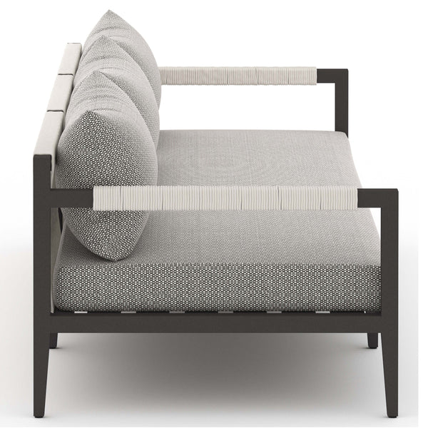 Home Fashion Sherwood 93" Outdoor Sofa Faye Ash/Bronze By Four Hands