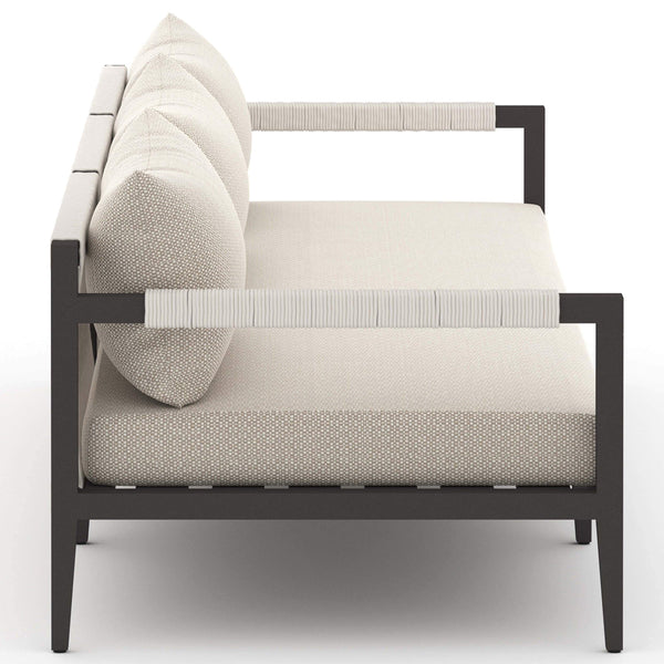 Home Fashion Sherwood 93" Outdoor Sofa Faye Sand/Bronze By Four Hands