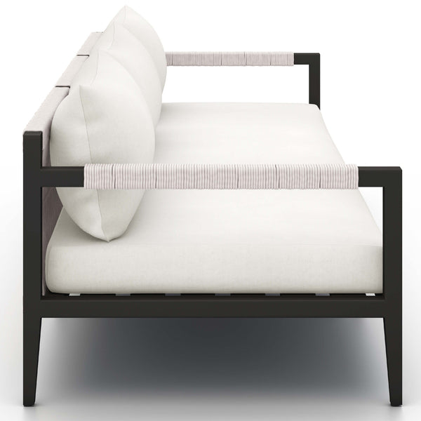 Home Fashion Sherwood 93" Outdoor Sofa Natural Ivory/Bronze By Four Hands