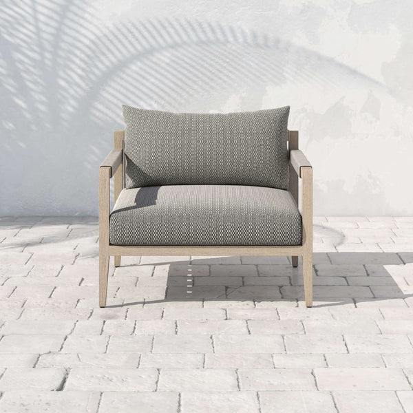 Home Fashion Sherwood Outdoor Chair Faye Ash/Washed Brown By Four Hands