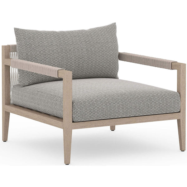 home fashion Sherwood Outdoor Chair Faye Ash/Washed Brown by Four Hands