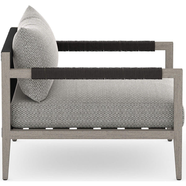 Home Fashion Sherwood Outdoor Chair Faye Ash/Weathered Grey By Four Hands