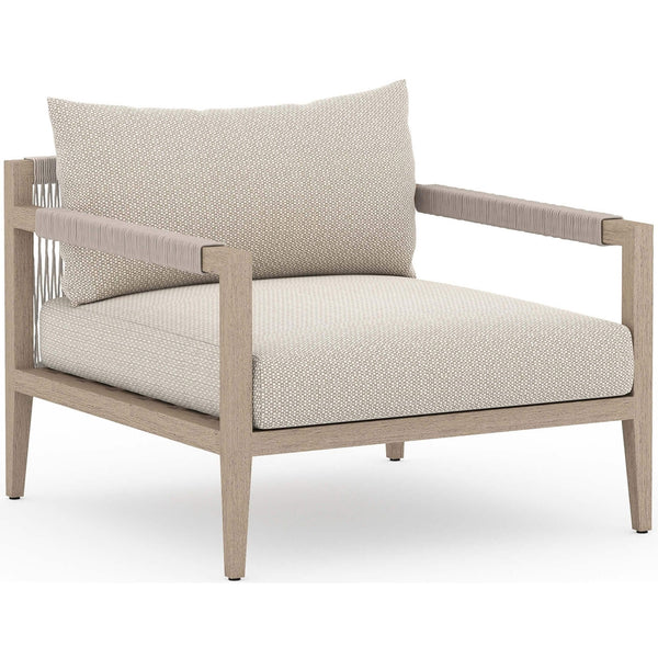 home fashion Sherwood Outdoor Chair Faye Sand/Washed Brown by Four Hands