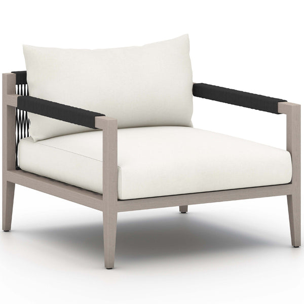 home fashion Sherwood Outdoor Chair Natural Ivory/Weathered Grey by Four Hands