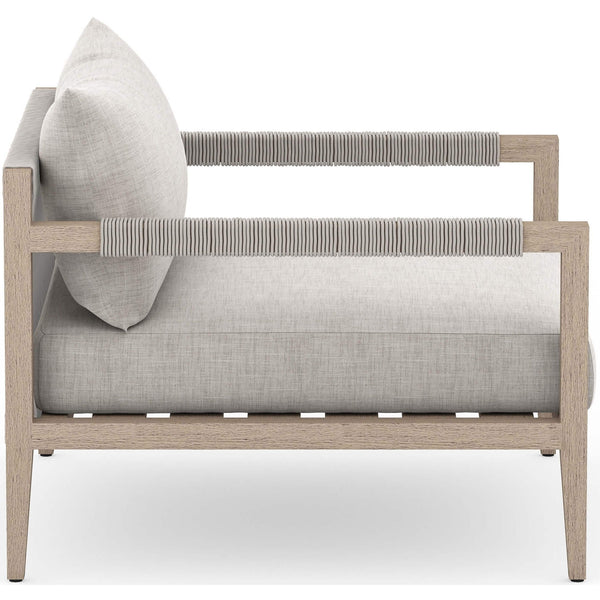 Home Fashion Sherwood Outdoor Chair Stone Grey/Washed Brown By Four Hands