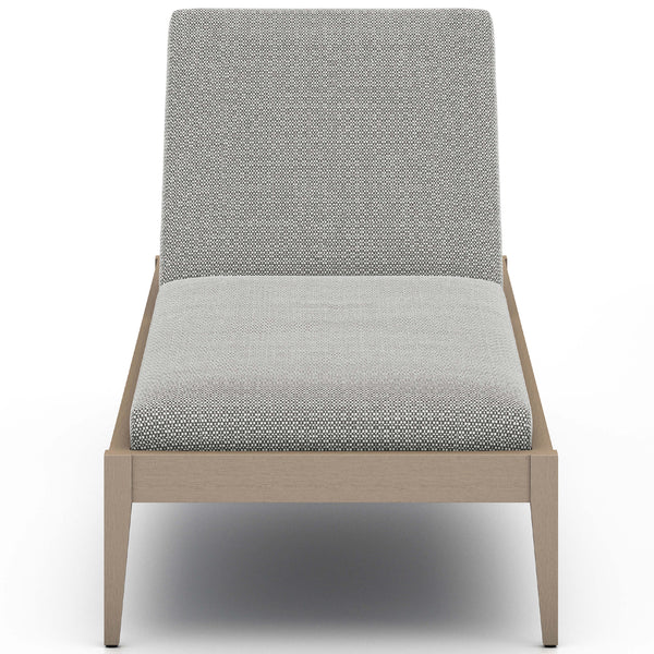 Home Fashion Sherwood Outdoor Chaise Faye Ash/Washed Brown By Four Hands