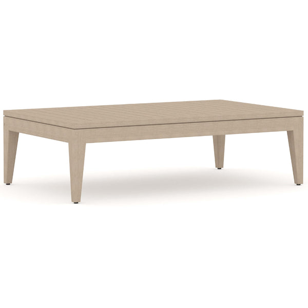home fashion Sherwood Outdoor Coffee Table Washed Brown by Four Hands
