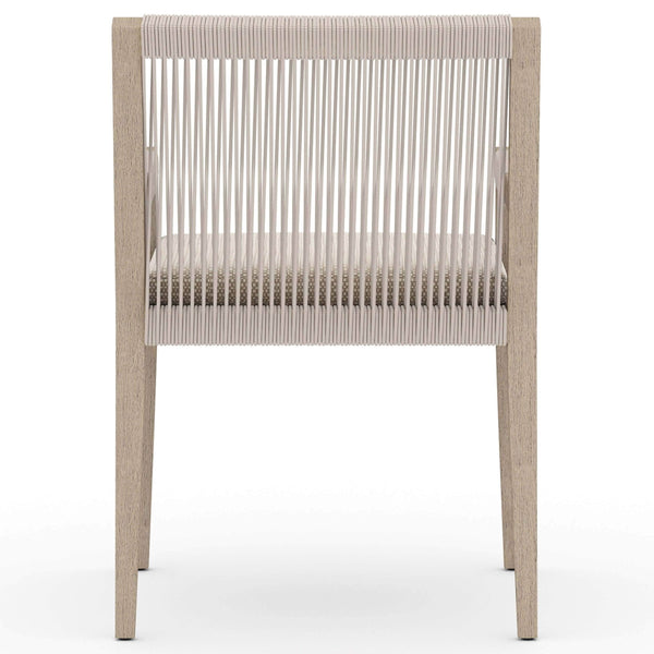 Home Fashion Sherwood Outdoor Dining Arm Chair Faye Sand/Washed Brown Set Of 2 By Four Hands