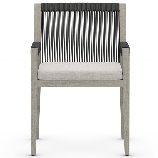 Home Fashion Sherwood Outdoor Dining Arm Chair Stone Grey/Weathered Grey Set Of 2 By Four Hands