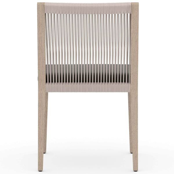 Home Fashion Sherwood Outdoor Dining Chair Charcoal/Washed Brown Set Of 2 By Four Hands