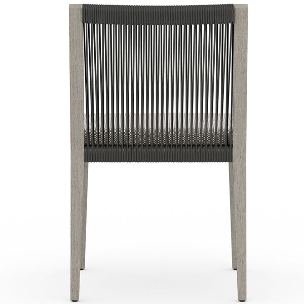 Home Fashion Sherwood Outdoor Dining Chair Faye Ash/Weathered Grey Set Of 2 By Four Hands