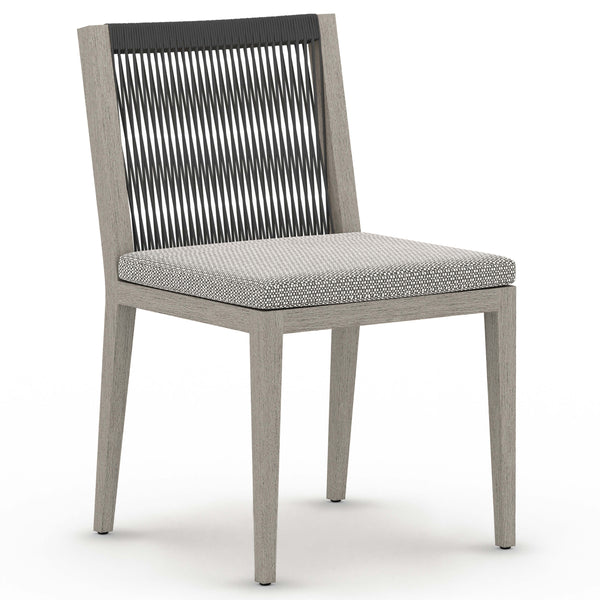 home fashion Sherwood Outdoor Dining Chair Faye Ash/Weathered Grey Set of 2 by Four Hands