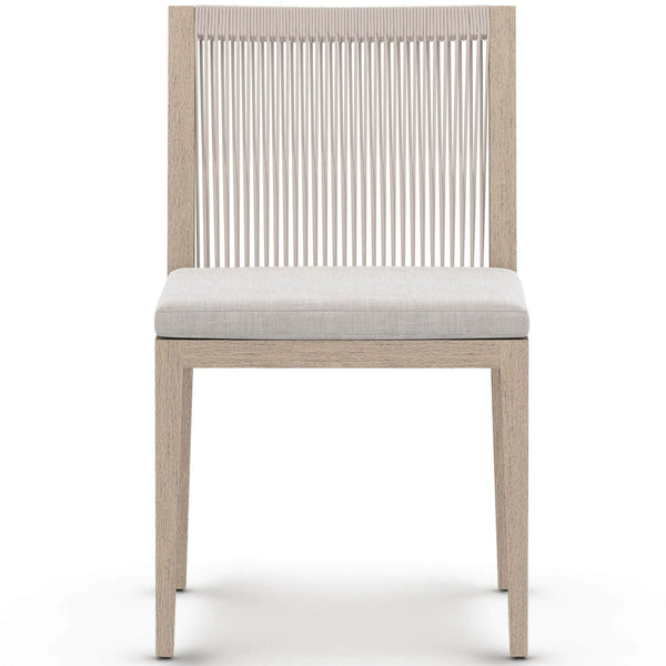 Home Fashion Sherwood Outdoor Dining Chair Stone Grey/Washed Brown Set Of 2 By Four Hands