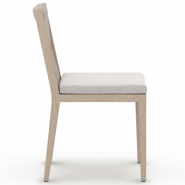 Home Fashion Sherwood Outdoor Dining Chair Stone Grey/Washed Brown Set Of 2 By Four Hands